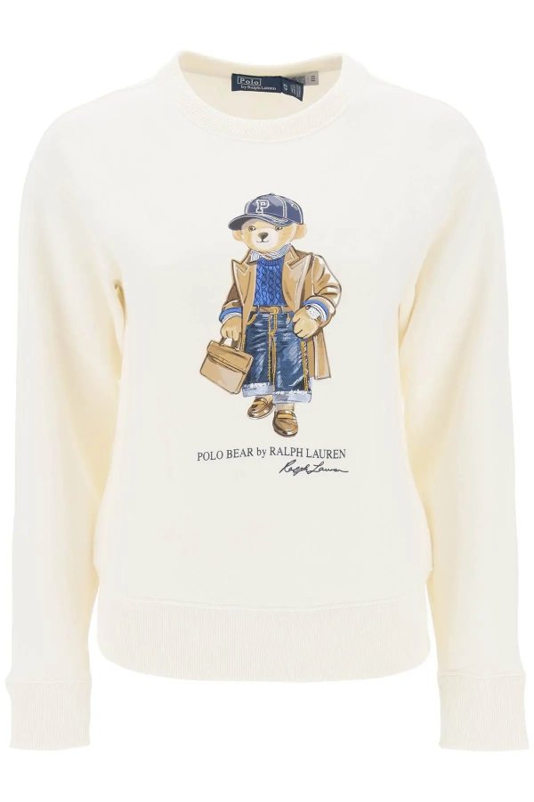 polo bear print sweatshirt