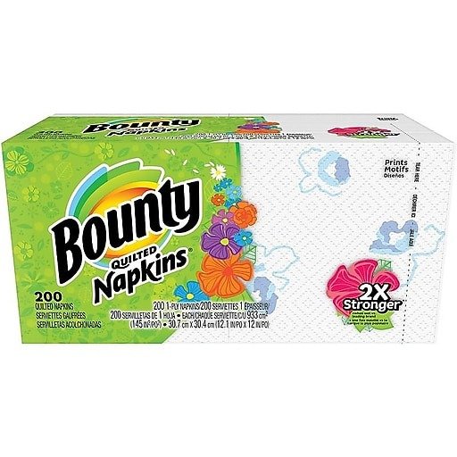 Shop Staples for Bounty® Quilted Napkins, 1-Ply, 200/Pack
