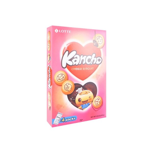 LOTTE Korea Kancho Chocolate Biscuits 168g