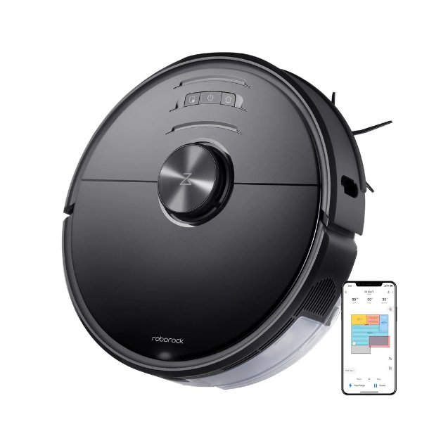 S6 MaxV Robotic Vacuum Cleaner with ReactiveAI and Lidar Navigation, 2500Pa Strong Suction, Intelligent Mopping
