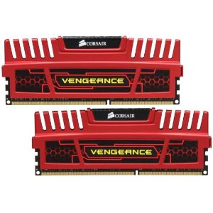 CORSAIR Vengeance 8GB (2 x 4GB) 240-Pin DDR3 SDRAM DDR3 1600 (PC3 12800) Memory Kit Model CMZ8GX3M2A1600C9R