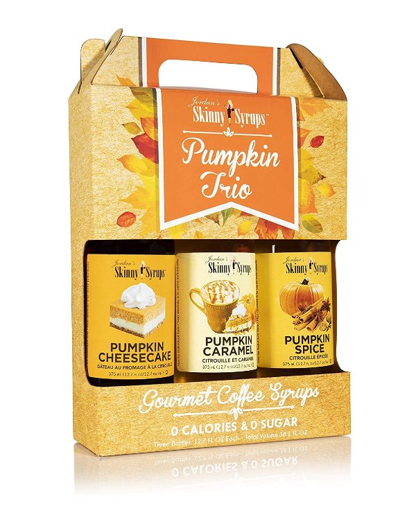 's Skinny Syrups Pumpkin Syrup Trio (Pack of 3)