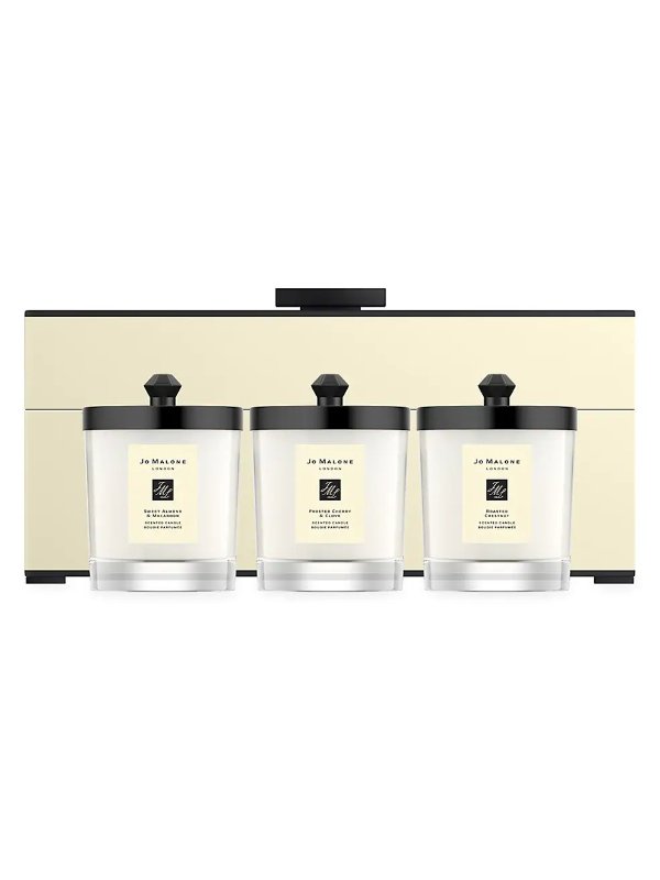 3-Piece Decorated Candle Collection