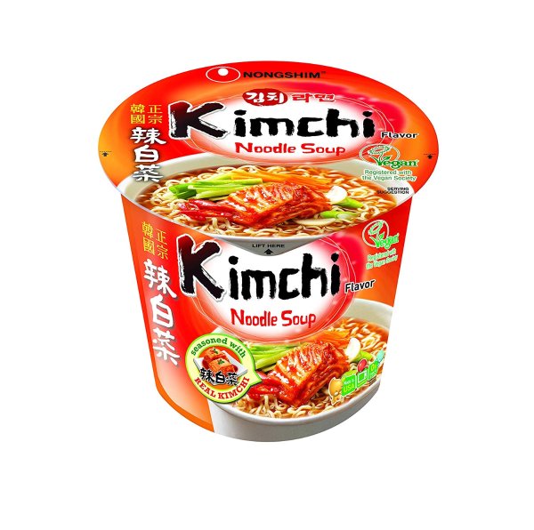 Kimchi Noodle Soup Cup, 2.6 Ounce (Pack of 6)