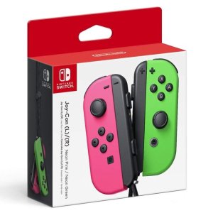 Nintendo Joy-Con 粉绿 喷射战士配色