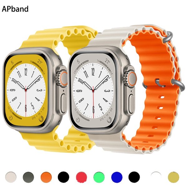 2.41US $ 38% OFF|Apple Watch Ultra Ocean Band | Apple Watch Ultra Bands 49mm - Strap Apple Watch Band - Aliexpress