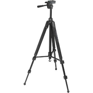 Magnus DX-3320 Deluxe Photo Tripod With 3-Way Pan-and-Tilt Head