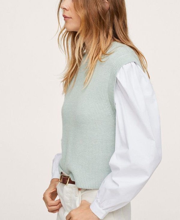 Women's Knitted Shirt Sweater