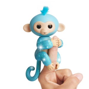 WowWee 手指猴电子宠物 触控智能玩偶 蓝色闪亮版