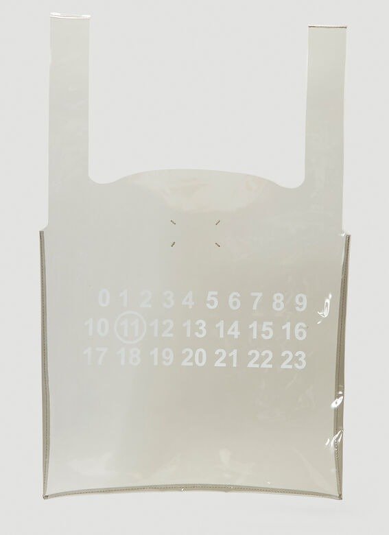 Transparent Tote Bag in Grey
