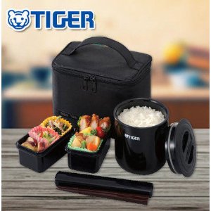 Tiger 虎牌不锈钢保温饭盒+筷子+饭盒袋套装