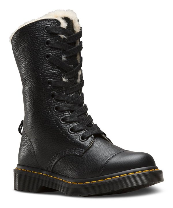 Black Aimilita Fl Leather Boot - Women
