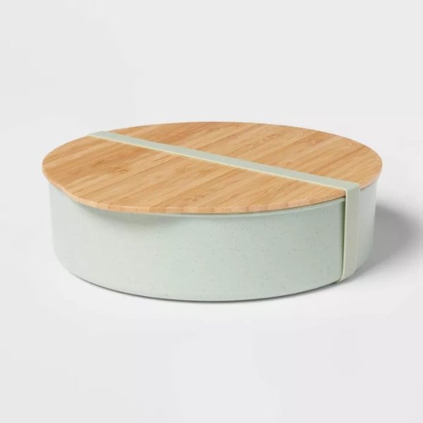 Salad Bento with Bamboo Lid Wise Green - Threshold&#8482;