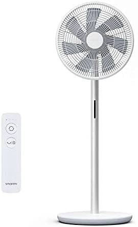 Outdoor Oscillating Pedestal Fan 3, 100-Speed Portable Quiet Standing Fan, 120° Oscillation and 40° Tilt, Floor Smart Fan for Bedroom Home Office, Cordless, with Remote, 38 Inch