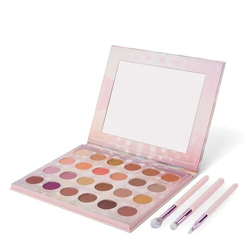 BH Cosmetics Opallusion: Ethereal 24 Color Shadow Palette with Brushes Set