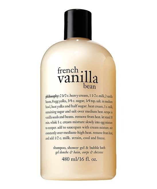 French Vanilla Bean 16-Oz. Shampoo, Shower Gel & Bubble Bath