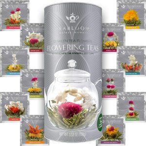 Today Only: Teabloom Flowering Tea - 12 Unique Varieties of Fresh Blooming Tea Flowers