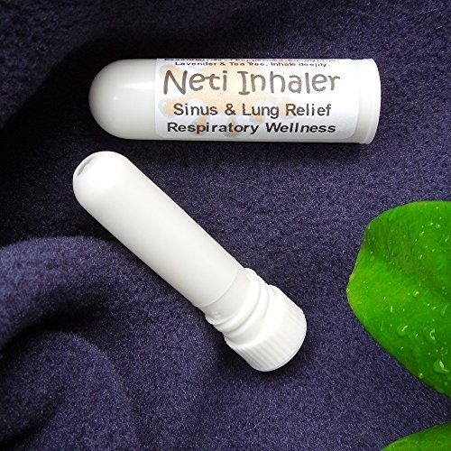 NETI INHALER Sinus & Lung Relief. HIMALAYAN SALT AIR! Respiratory Wellness. Clearing, Healing Ions Aromatherapy. Handy Portable. Healing Botanicals Colds Asthma Cough Ion therapy 100% Natural (1)