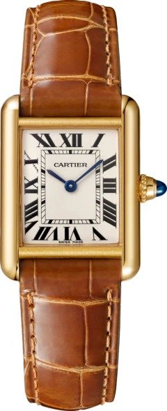 Tank Louis Cartier watch: Tank Louis Cartier watch, small model, quartz movement. 18K yellow gold case