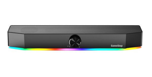 GameStop Gaming Soundbar with RGB LED, USB Powered with AUX and Bluetooth | GameStop