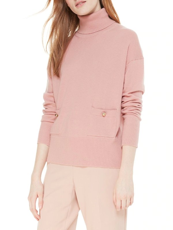 Broome Street Wool-Blend Turtleneck Sweater