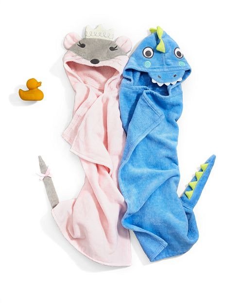 Infant Boys' Dinosaur Hooded Bath Towel