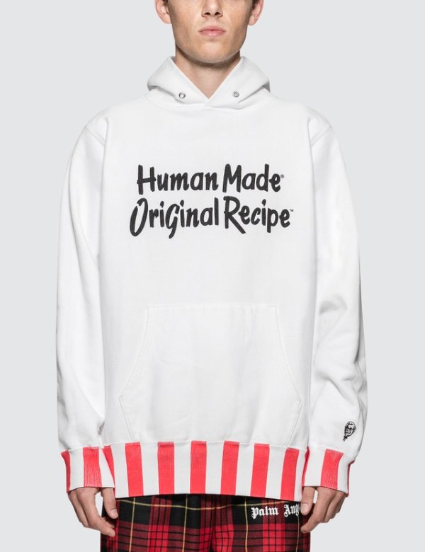 Human Made x KFC 白色帽衫