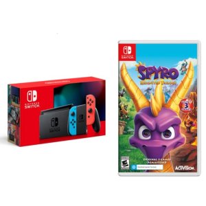 Nintendo Switch Console with Spyro Reignited Trilogy Game