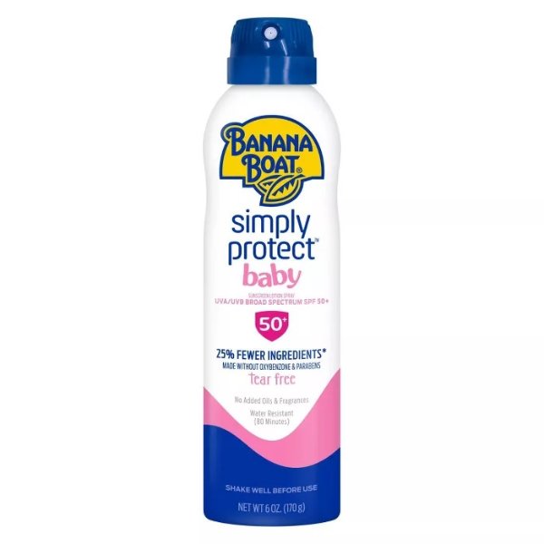 Simply Protect Baby Sunscreen Spray - SPF 50 - 6oz