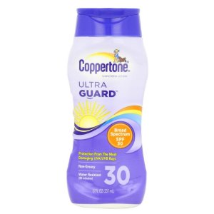 Coppertone ultraGuard Sunscreen Lotion, UVA/UVB Protection, SPF 30, 8-Ounce Bottle