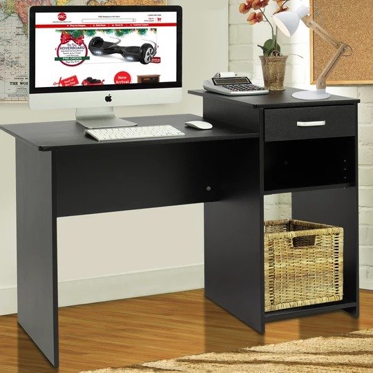Computer Desk Workstation Table - Black