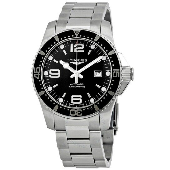 Hydroconquest Automatic 44 mm Black Dial Men's Watch L3.841.4.56.6