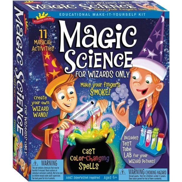 Scientific Explorer Scientific Explorer Magic Science for Wizards Only Kids Science Kit