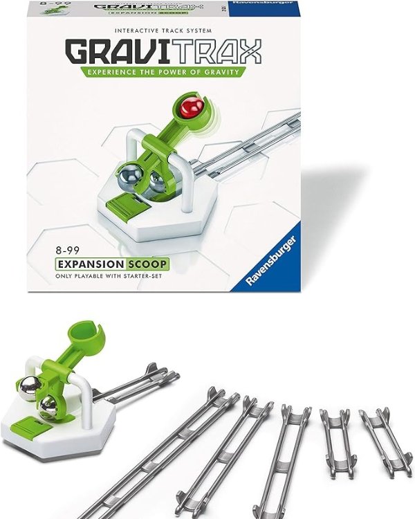 Gravitrax Scoop Accessory - Marble Run & STEM Toy for Boys & Girls Age 8 & Up - Accessory for 2019 Toy of The Year Finalist Gravitrax