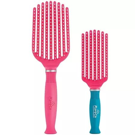 KareCo Tangle Buster® Detangler & Pink Tangle Buster® Mini Hair Brush Set - Sam's Club