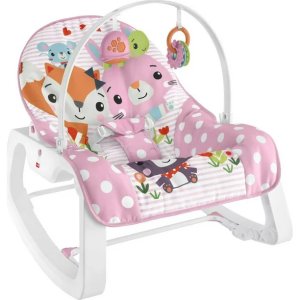 折扣升级：Fisher-Price 宝宝安抚摇篮/摇椅，从出生到幼儿都可用