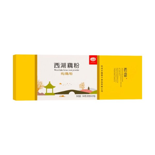 WANSHILONG Hangzhou Specialty, Lotus Root Starch Meal Replacement, Original Flavor, 12.35 oz