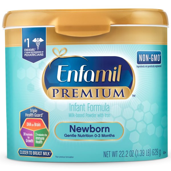 Newborn PREMIUM Infant Formula, Powder, 22.2 oz Reusable Tub