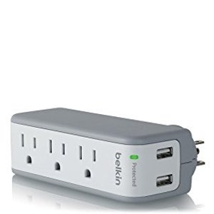 Belkin SurgePlus USB Swivel Surge Protector and Charger and rotating plug