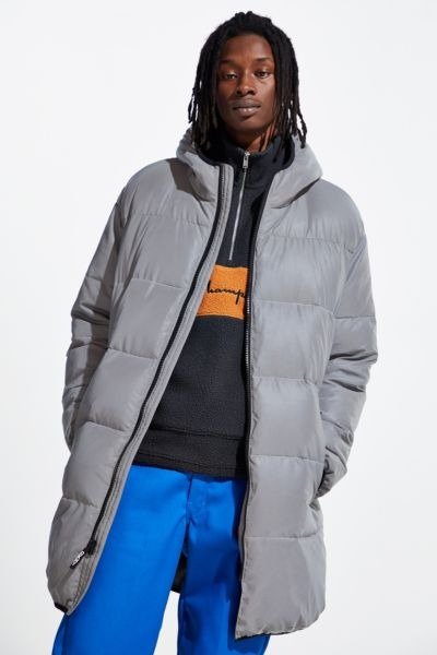 DKNY Full-Length Light Cocoon Reflective Puffer Jacket