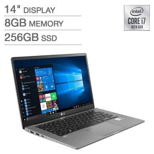 LG GRAM 14 Laptop (i7-1065G7, 8GB, 256GB)
