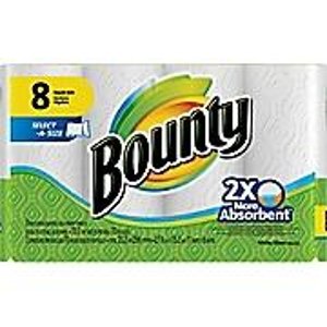 Bounty Select-A-Size 厨房纸巾（每包8卷）
