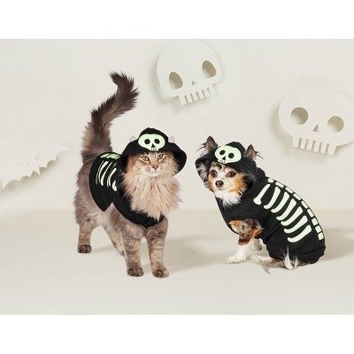 Skeleton Glow Hoodie Halloween Dog and Cat Costume - Hyde & EEK! Boutique™