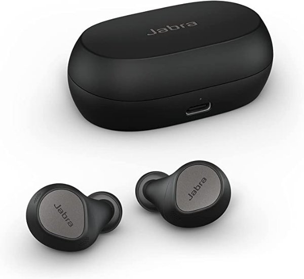 Elite 7 Pro in Ear Bluetooth Earbuds - Adjustable Active Noise Cancellation True Wireless Buds in a Compact Design withMultiSensor Voice Technology for Clear Calls - Titanium Black