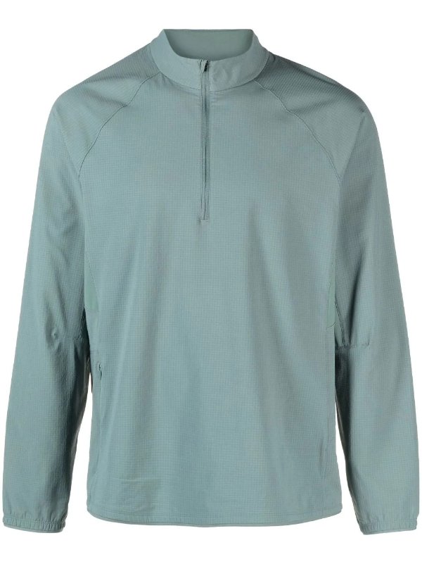 green half-zip Golf jacket | Browns