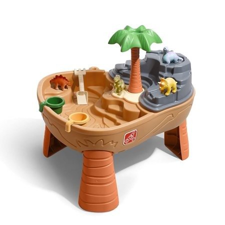 Dino Dig Sand & Water Table Outdoor Play Table with Dinosaur Toys