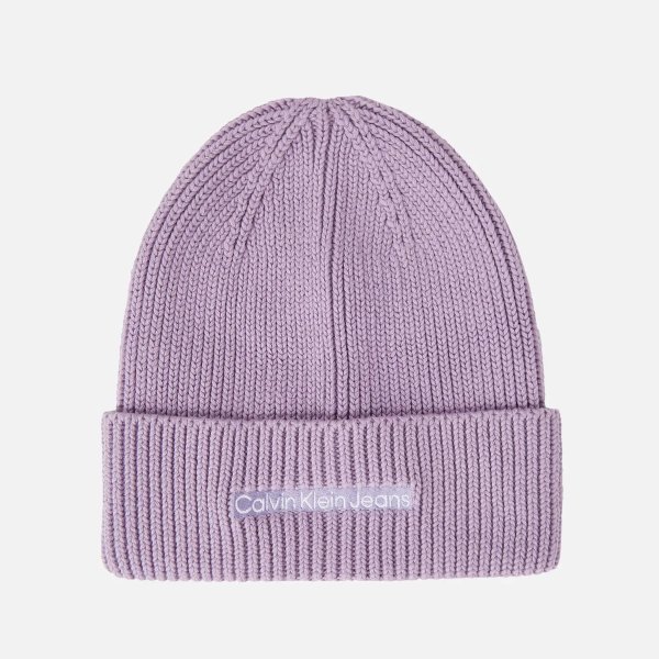 Institutional Ribbed-Cotton Blend Beanie