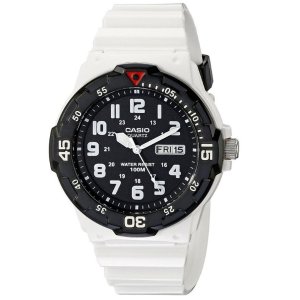 Casio Men's MRW-200HC-7BVCF Classic Stainless Steel White Watch