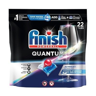 Quantum Ultimate Clean & Shine Dishwasher Detergent Tablets