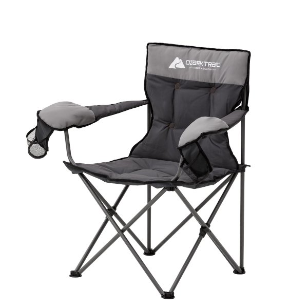 Hazel Creek Cold Weather Folding Camp Chair with Mittens